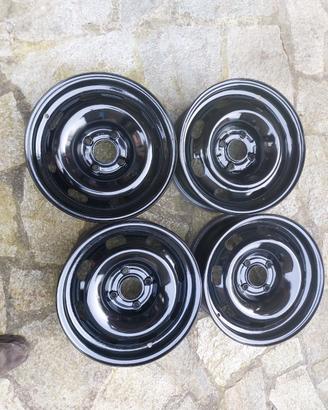 kit cerchi acciaio/ferro peugeot citroen j15 108