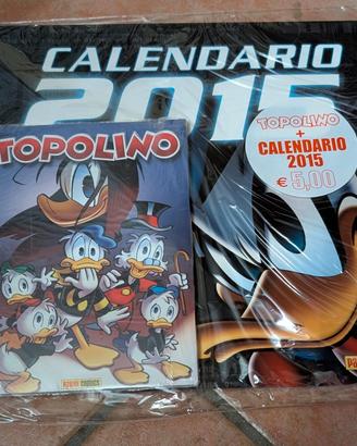 Topolino n.3076 con calendario anno 2015