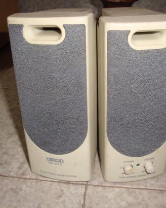 Casse N° 2 audio Hiron SP-613 .non solo x PC