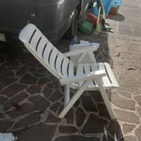 Sedia sdraio reclinabile