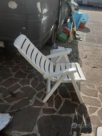 Sedia sdraio reclinabile