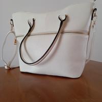 Borsa ecopelle bianca