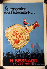 Poster vintage H. BESNARD CALVADOS