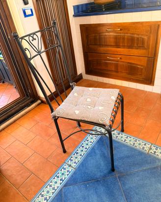 Tavolo Fratino in legno massello con 6 sedie