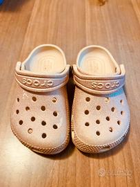 Crocs rosa glitter taglia 7