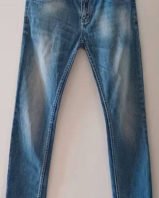 jeans uomo scolorito Frankie Malone