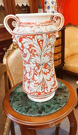 Vaso in ceramica maiolicata di Caltagirone 40 cm