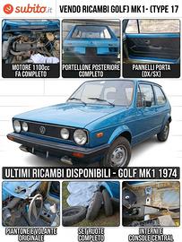 Ricambi Volkswagen Golf MK1 (1974) Motore portiere