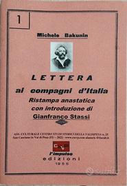 M. Bakunin. Lettera ai compagni d’Italia