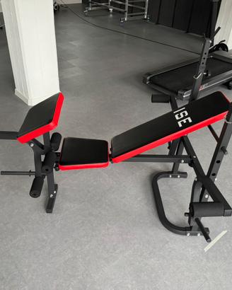 KIT-SET-ATTREZZI-PALESTRA-HOME GYM-PANCA MULTIFUNZ