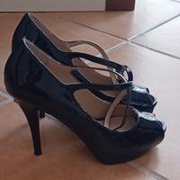 décolleté LIU JO vernice nere spuntate 