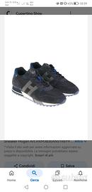 Scarpe Hogan n40/41 Pelle Blu Pagate 370euro 