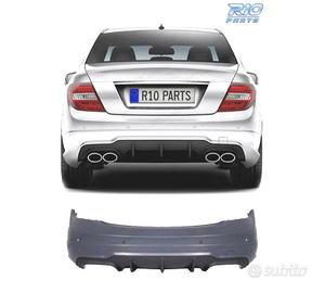 PARAURTI POSTERIORE MERCEDES CLASSE C W204 LOOK AM