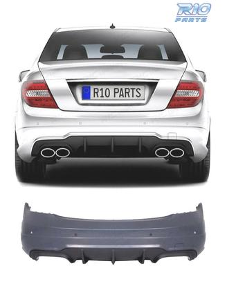 PARAURTI POSTERIORE MERCEDES CLASSE C W204 LOOK AM