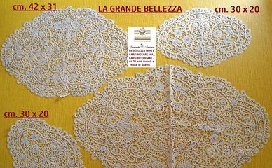 Completo centri 4 pezzi tutto pizzo cantù