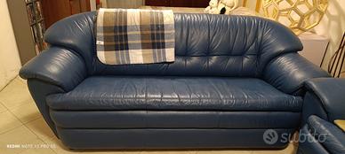 Divani in pelle Blu
