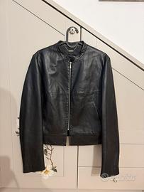 Giacca di pelle Versace