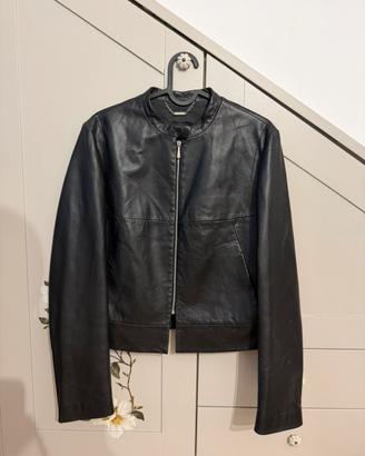 Giacca di pelle Versace