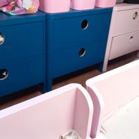 cassettiera ikea busunge blu