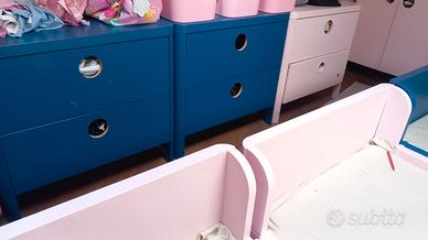 cassettiera ikea busunge blu