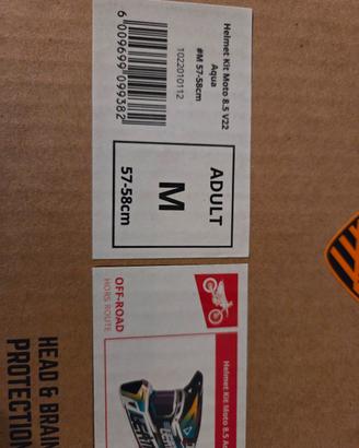 helmet kit moto 8.5 v22 acqua adulto