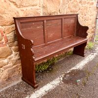 Antica panca in legno
