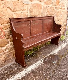 Antica panca in legno