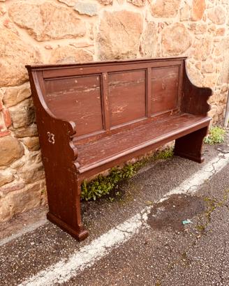 Antica panca in legno