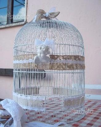 Grande gabbia shabby chic