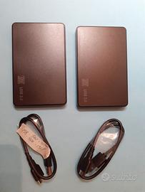 LOTTO DI 2 HDD TOSHIBA ESTERNI USB 3.0 USAT DA 500