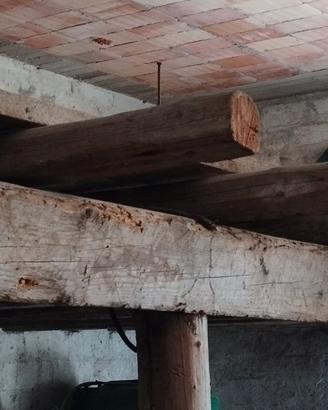 Antica trave in legno mt. 7 