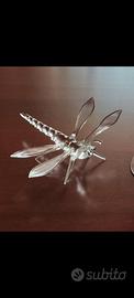 soprammobile libellula in vetro 
