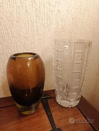 Vasi di vetro e cristallo