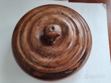 scatola in olivo  vintage 