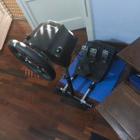 Logitech g920 + appoggio per volante