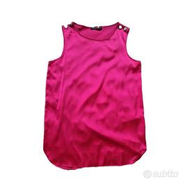 Top Flavio Castellani tg.40, rosa brillante, nuovo