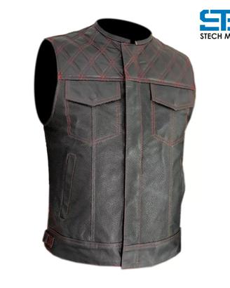 Gilet per Motcilcisti Custom In Pelle Uomo
