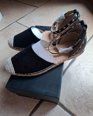 Espadrillas nere donna Primadonna numero 37 nuove 