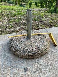 Basamento piantana per ombrellone da giardino