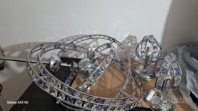 lampadario e 2 lumi da camera da letto
