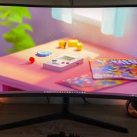 Monitor Gaming Samsung 27” Curvo QHD 144Hz