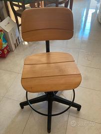 Sedia da disegno rgonomica Martin Stoll vintage