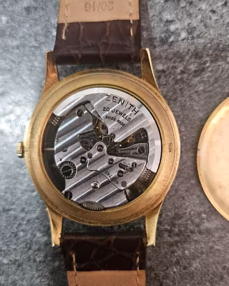ZENITH BUMPER 38 MM IN  ORO 18 KT ' SI PERMUTA "