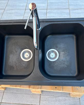 LAVELLO DA CUCINA IN FRAGRANITE SCHOCK CON MISCELA