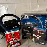 Volante thrustmaster t150 ps4 f12020 gran turismo
