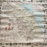 Carta geografica d'epoca Marche Edizione Chigi