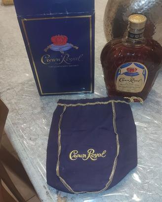 Whisky Crown Royale 1 Litro-Set Completo box+sacca