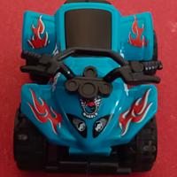 Hot Wheels - Quad Bike blu con fiamme rosse

mi