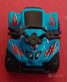Hot Wheels - Quad Bike blu con fiamme rosse

mi