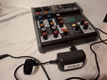 Mixer Audio 6 canali con effetti DSP